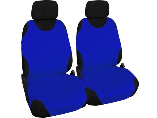 Авто майки универсальные CarCommerce синие (на передние сиденья) 42094
