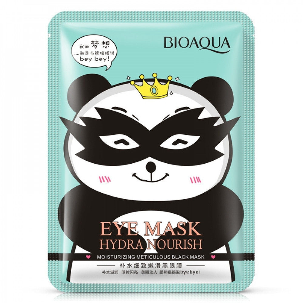 Маска для шкіри навколо очей Bioaqua Eye Mask Hydra Nourish Panda