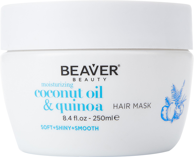 Увлажняющая маска для сухих и пористых волос с кокосовым маслом Beaver 250 мл (56230)