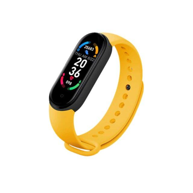 Фитнес-браслет Smart Band M6 Yellow (sw024-hbr)