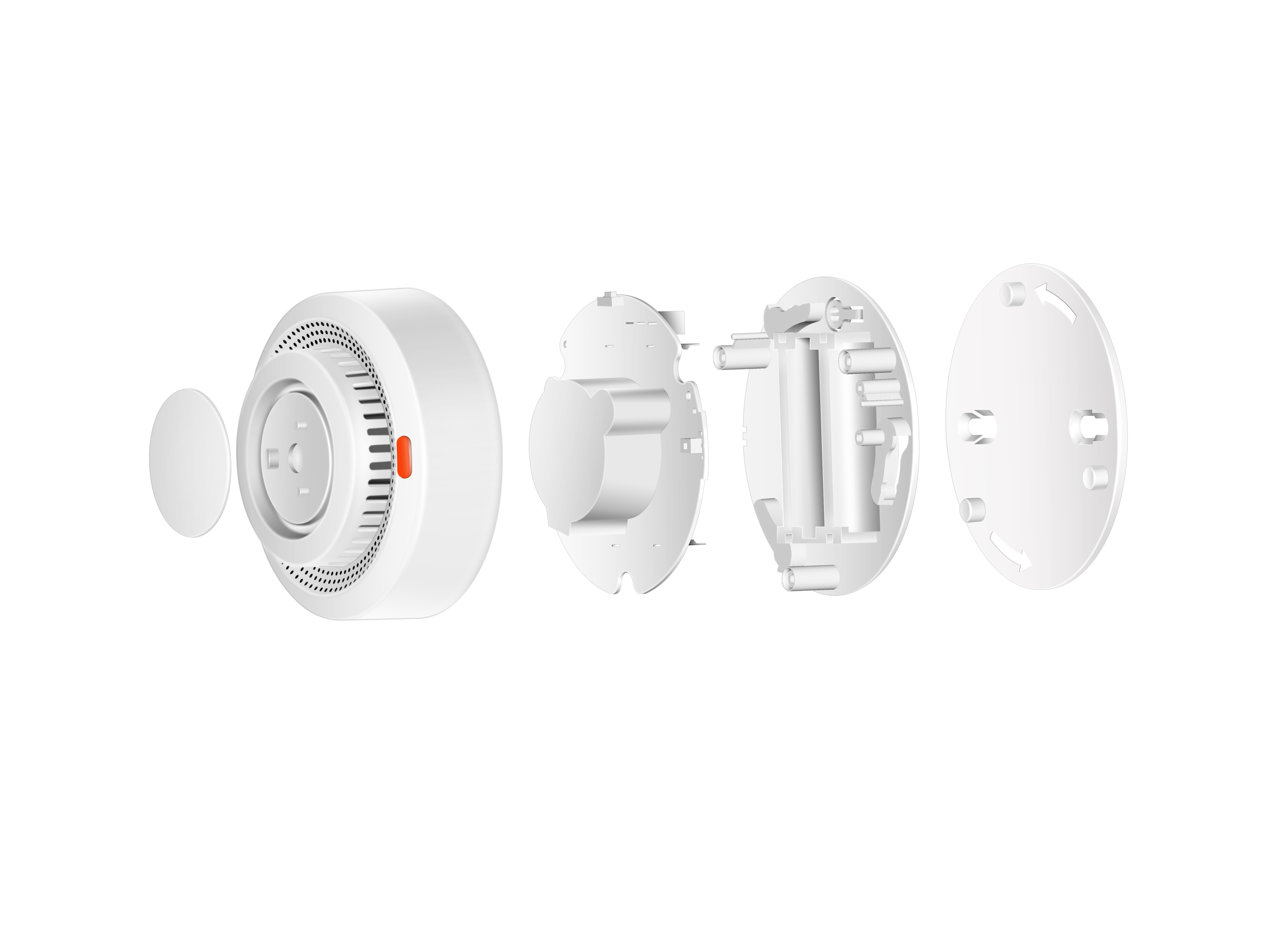 Умный датчик дыма с звуковой и LED сигнализацией Digital Lion SD-01w WiFi
