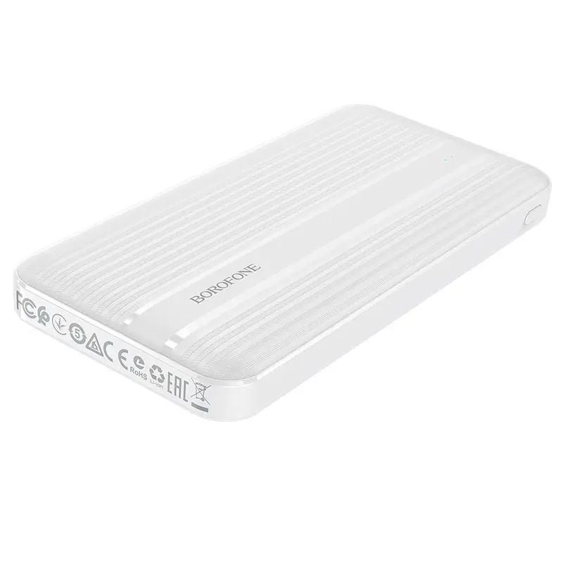 Портативний зарядний пристрій Power Bank Borofone BJ9 10000 mAh швидка зарядка Білий