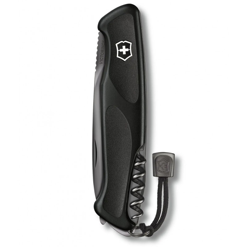 Складаний швейцарський ніж Victorinox Ranger 55 Grip Onyx Black 13 см Чорний (0.9563.C31P)