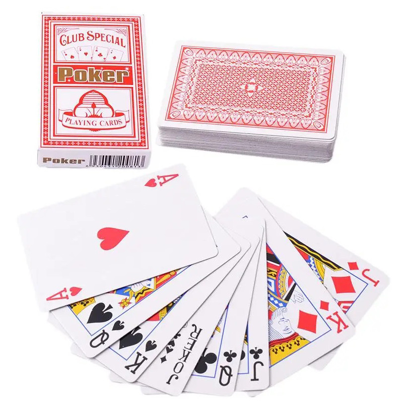 Карты игральные POKER Club Special Bambi CS-54 54 карты Красный