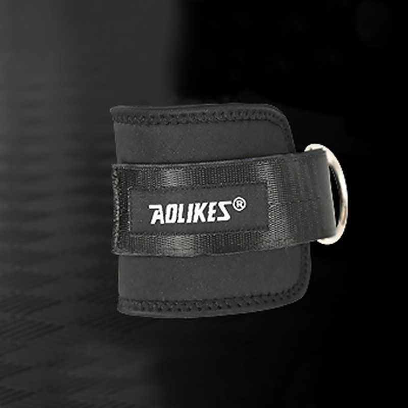 Манжета Aolikes A-7129 Right black для тяги ног на тренажере