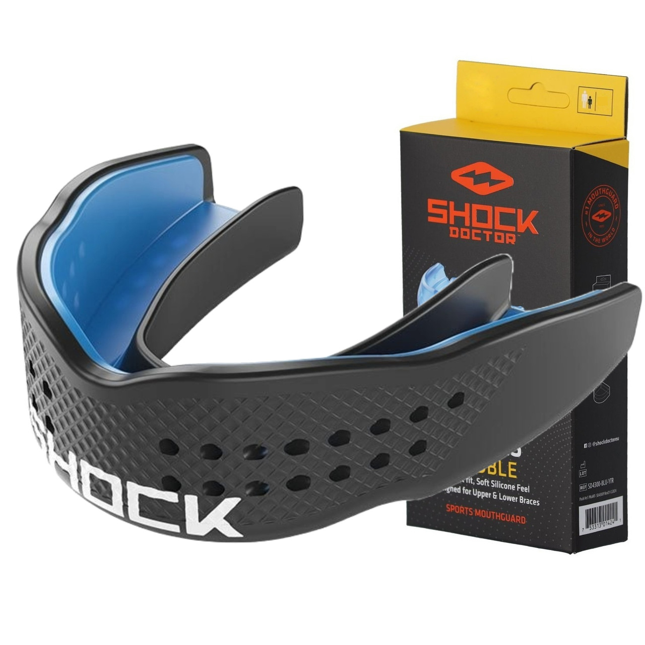 Капа взрослая Shock Doctor SuperFit 11+ Black (8901-BK-AD)