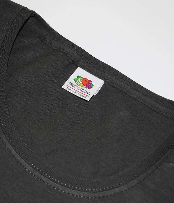 Футболка Fruit of the loom Original Lady-Fit 2XL Светлый графит (61-420-0)