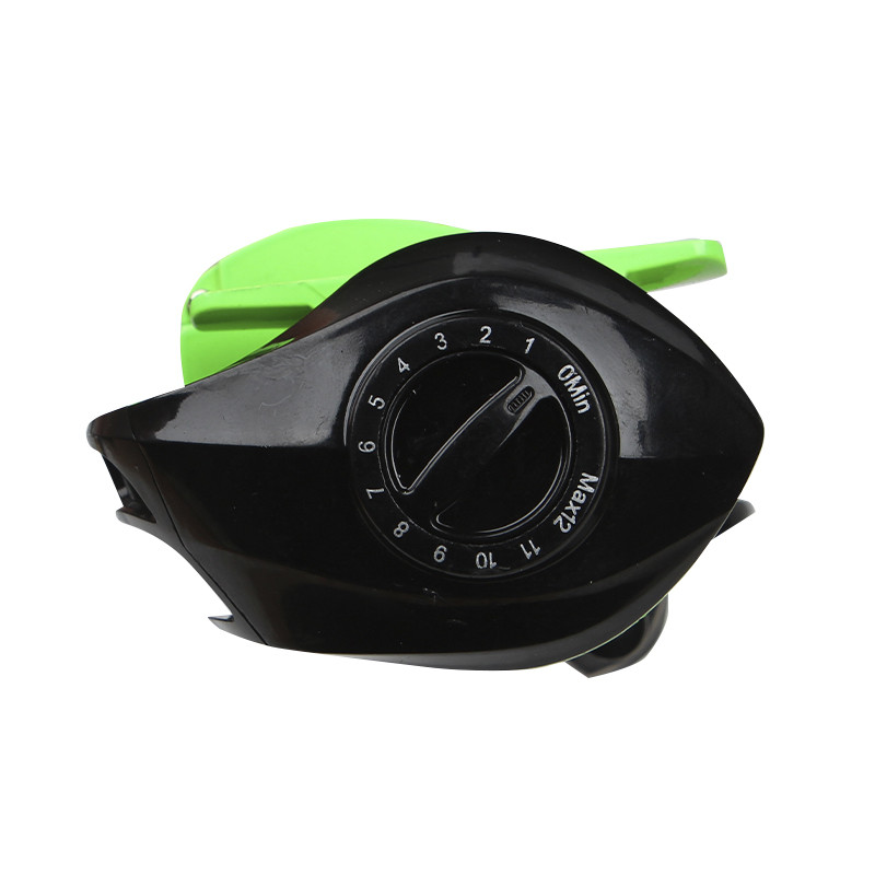 Катушка рыболовная мультипликаторная yumoshi AK 201 Black-Green Left 6294-85959