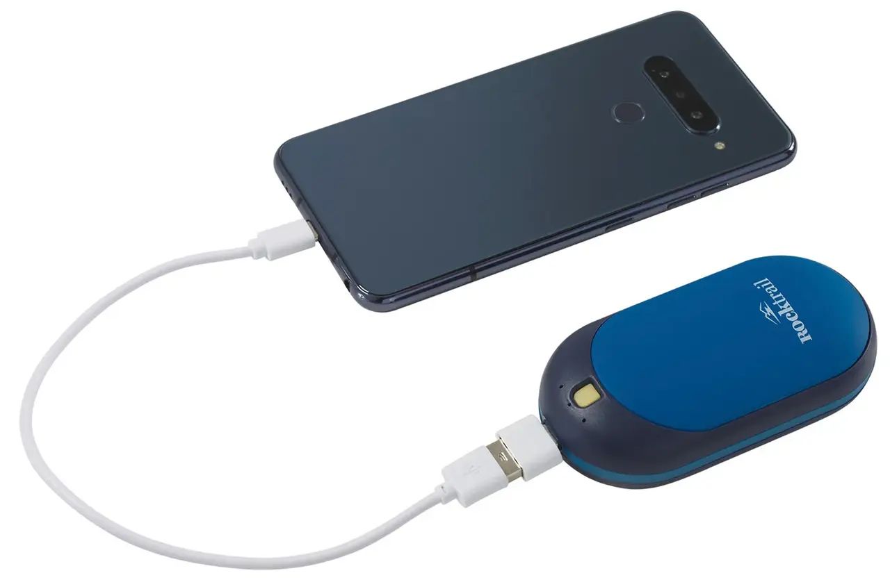 Грелка для рук павербанк Rocktrail 5200мА Синий (IAN427280 blue)