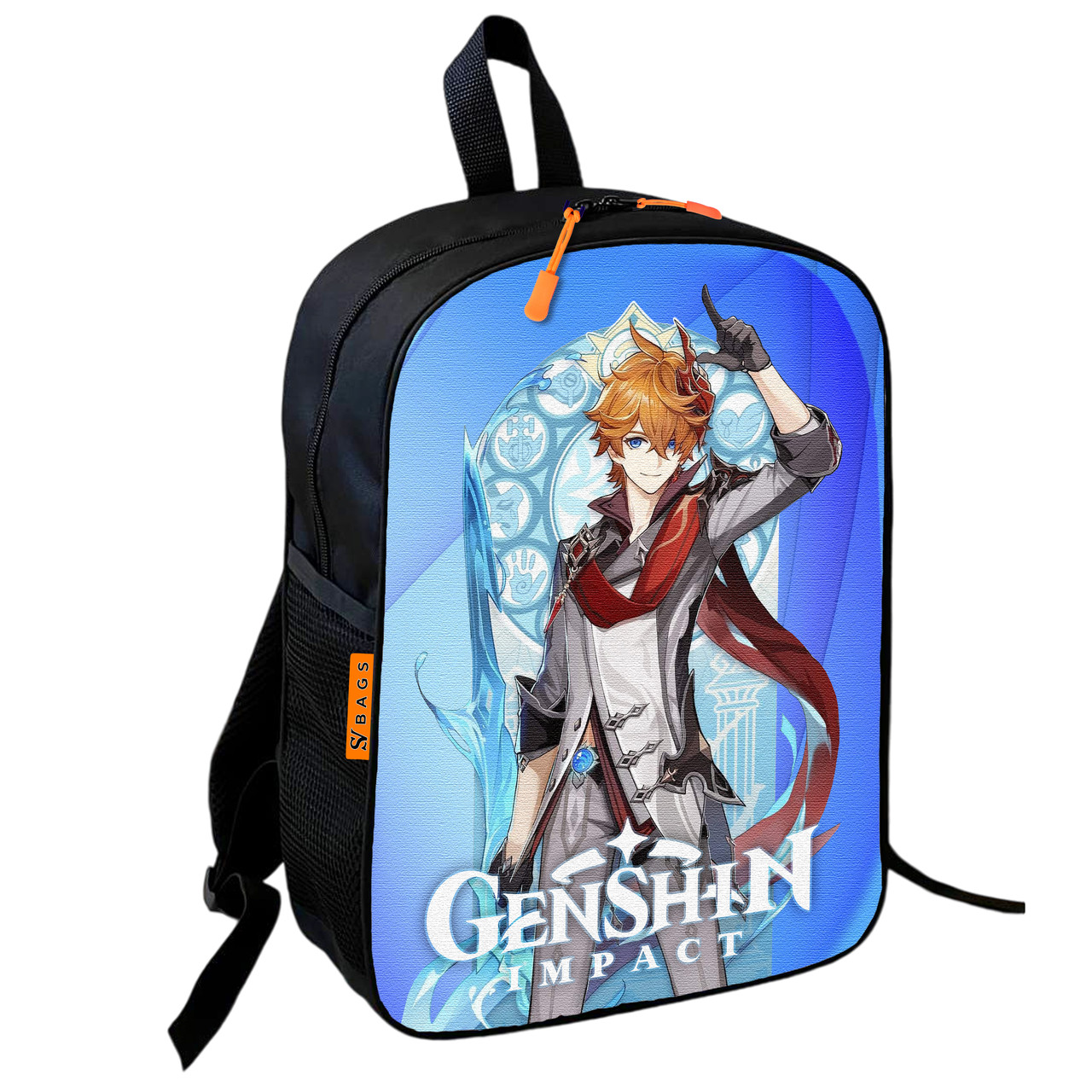Дитячий шкільний рюкзак Genshin Impact 36×27×13 см, водонепроникний поліестер