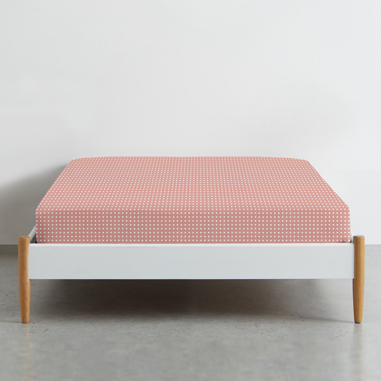 Простирадло на резинці 120х200 см COPPER DOTS COSAS Теракотовий