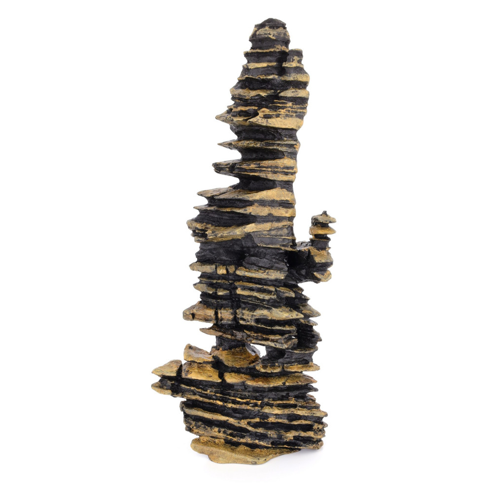 Декорация для аквариума Hobby Pagoda Rock 5 каменные фигуры 16x9x37 см Коричнево-черный (HB41768)