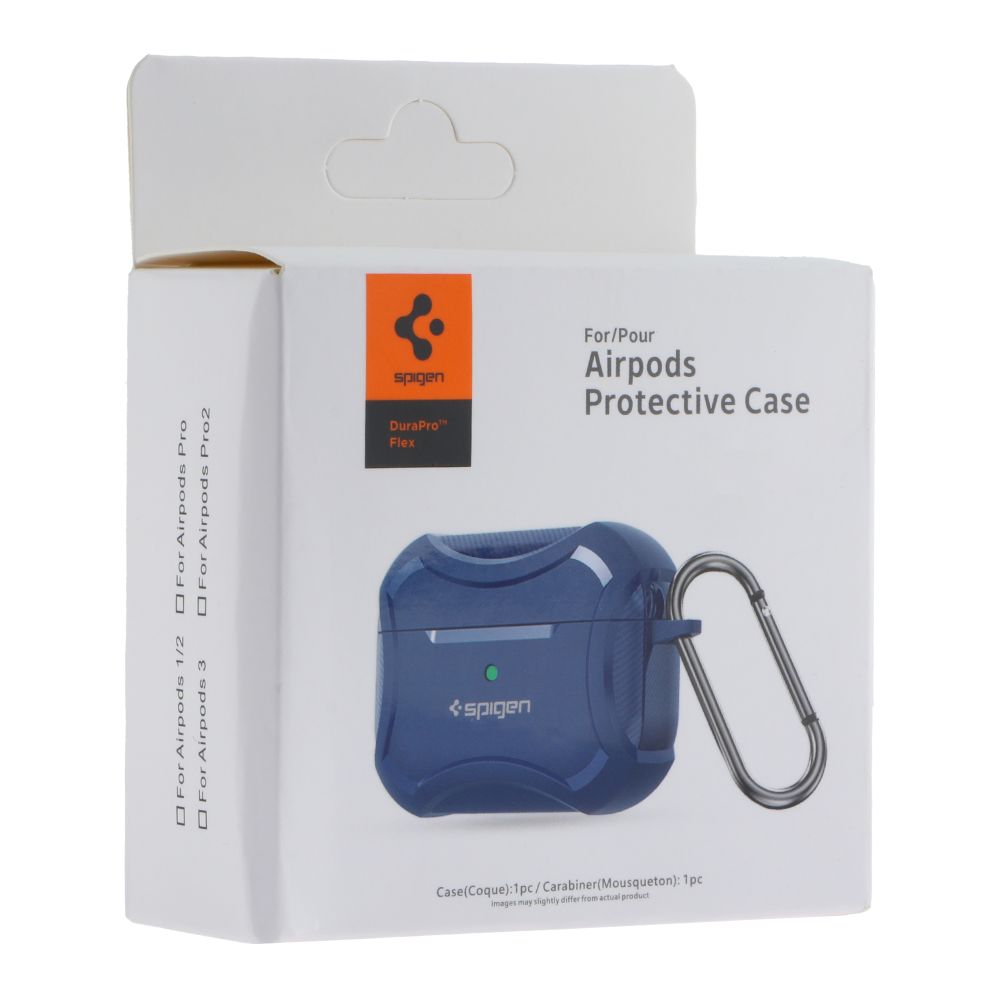 Футляр с карабином Spigen DuraPro Flex Airpods 3 Blue (35268_3345639)