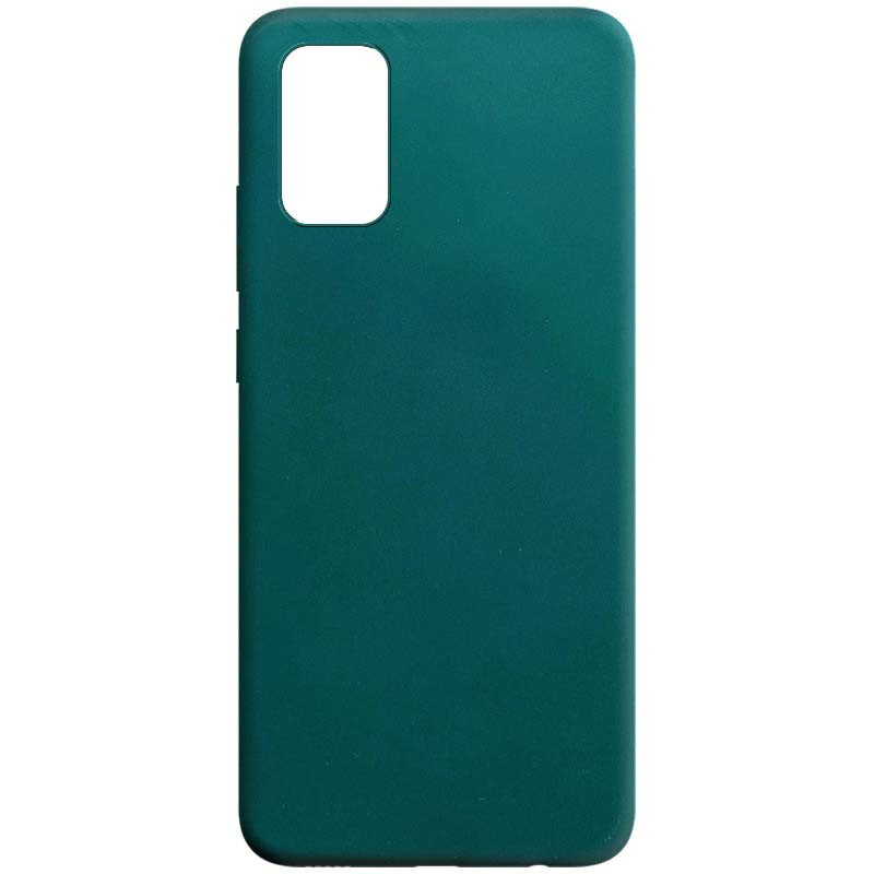 Силиконовый Чехол Candy для Samsung Galaxy M02s (Зеленый / Forest green) 1101117