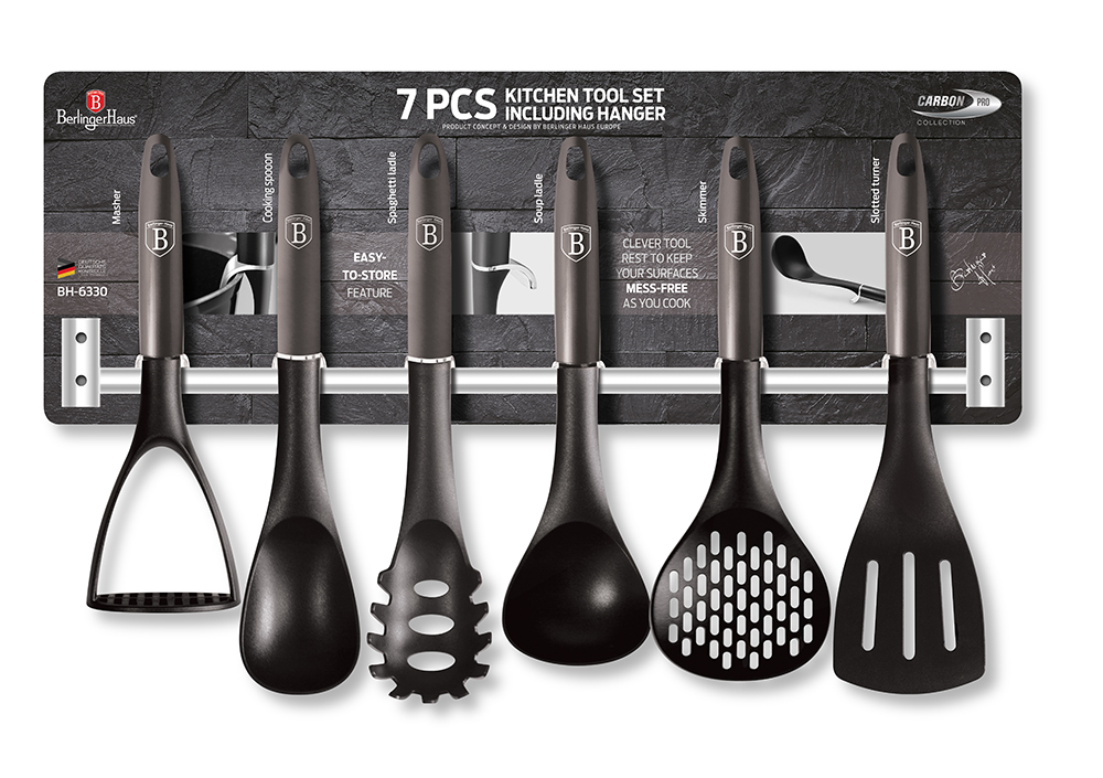 Набор кухонных принадлежностей Berlinger Haus Metallic Line Carbon Pro Edition (BH-6330)