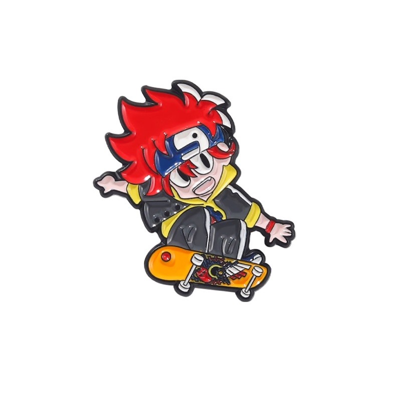 Пин BROCHE Аниме SK8 the Infinity красный BRGV113652