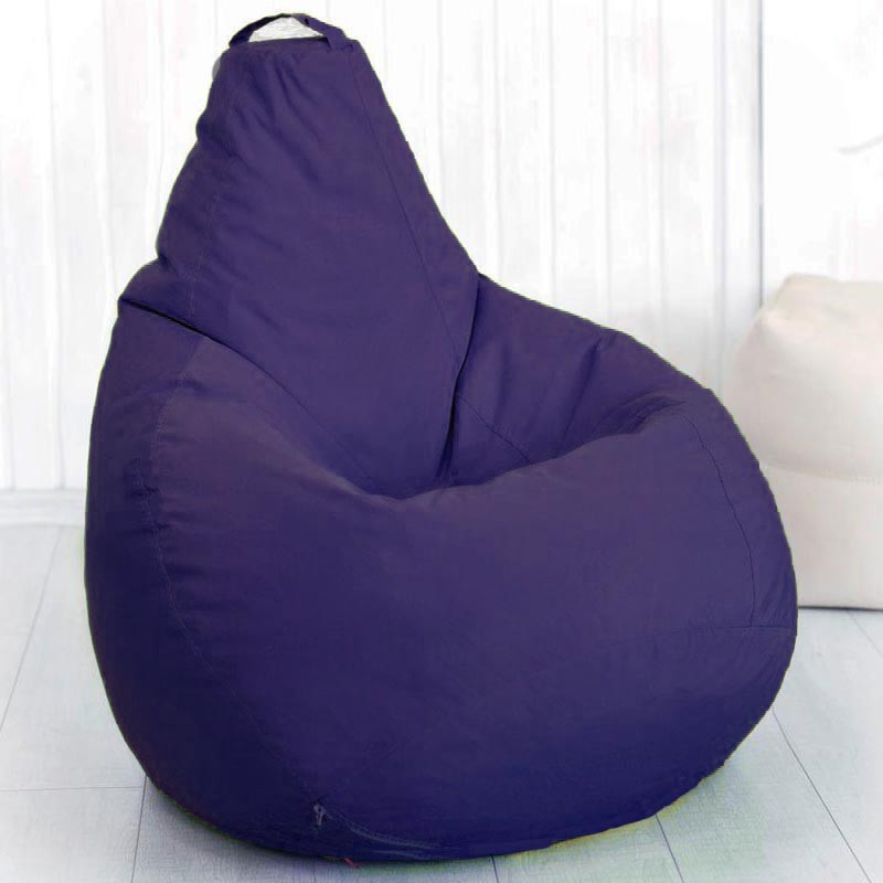 Крісло мішок груша Beans Bag Оксфорд Стронг 90*130 см Синій (hub_YIvC94730)