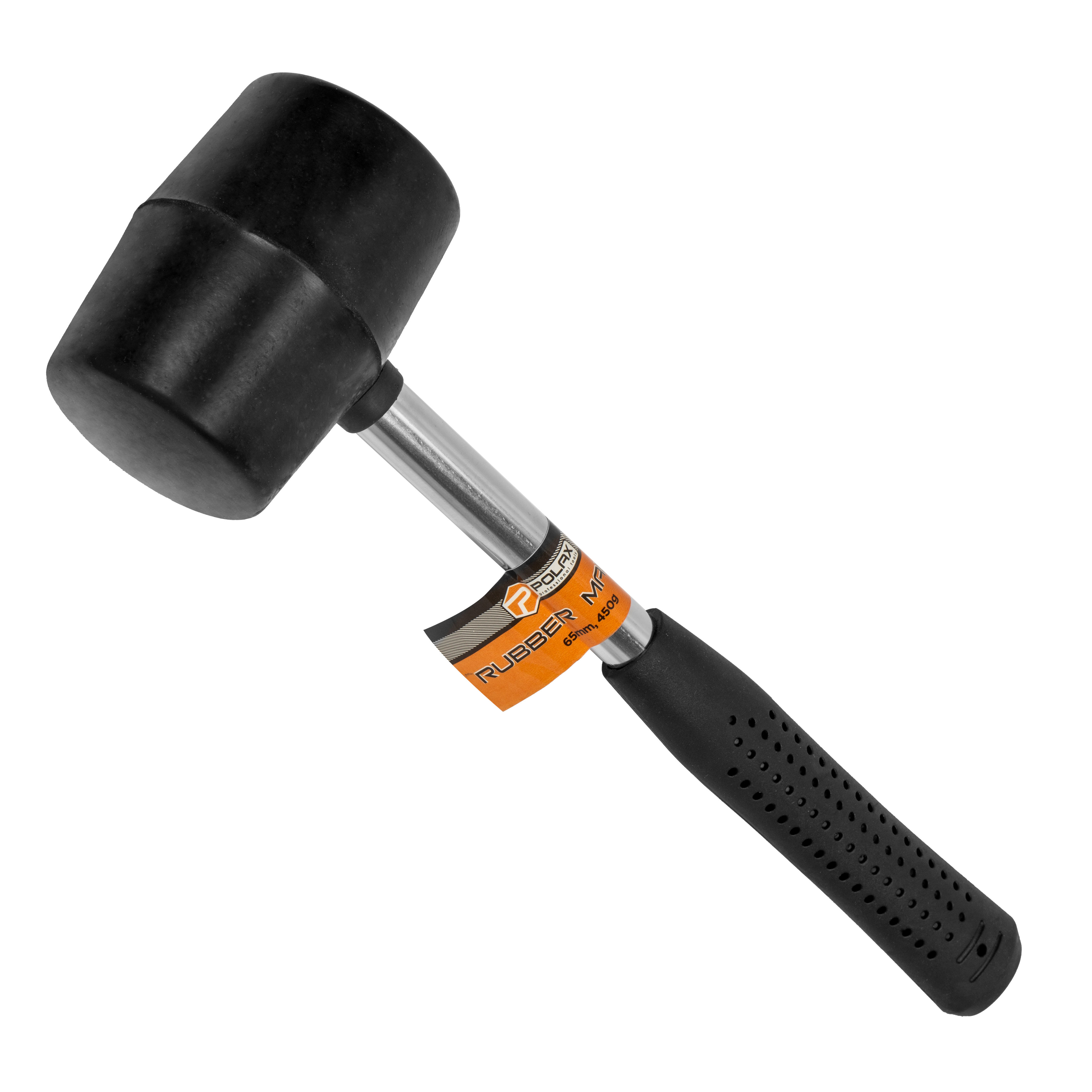 Киянка Polax резиновая чёрная 450 г (39-001)