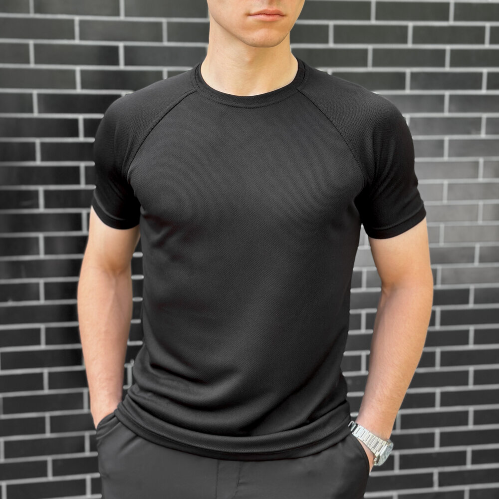 Футболка мужская тактическая Pobedov Ergo 366581 XXL Черный (00000006319)