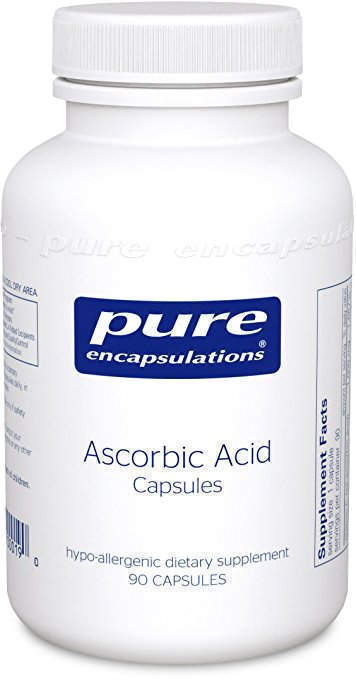 Капсули з аскорбіновою кислотою Pure Encapsulations 90 капсул (20441)