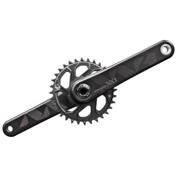 Шатуны Sram XX1 Eagle Boost 148 DUB 175 12 ск 34T X-Sync 2 Black (1052-00.6118.526.006)