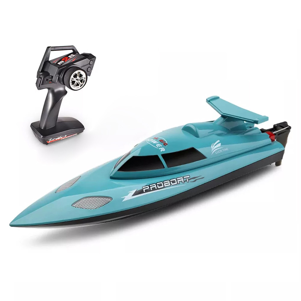 Катер скоростной на радиоуправлении с водяным охлаждением WL Toys WL911-A RC 35 см 21км/ч Бирюзовый (WL911-A)