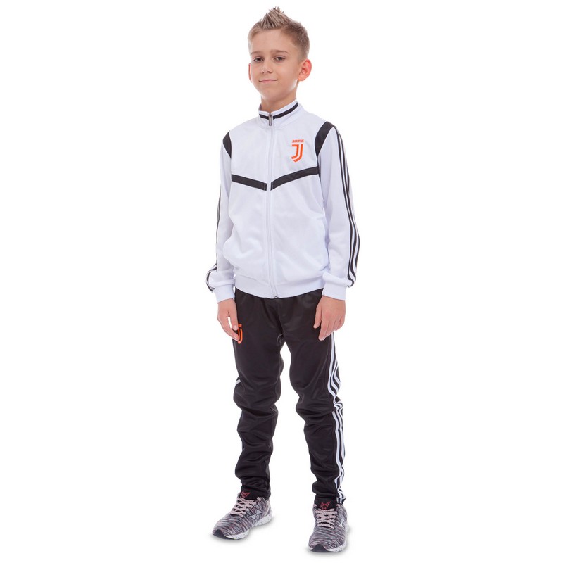 Костюм спортивный футбольный детский JUVENTUS LIDONG LD-6122K-J 32 Белый-черный
