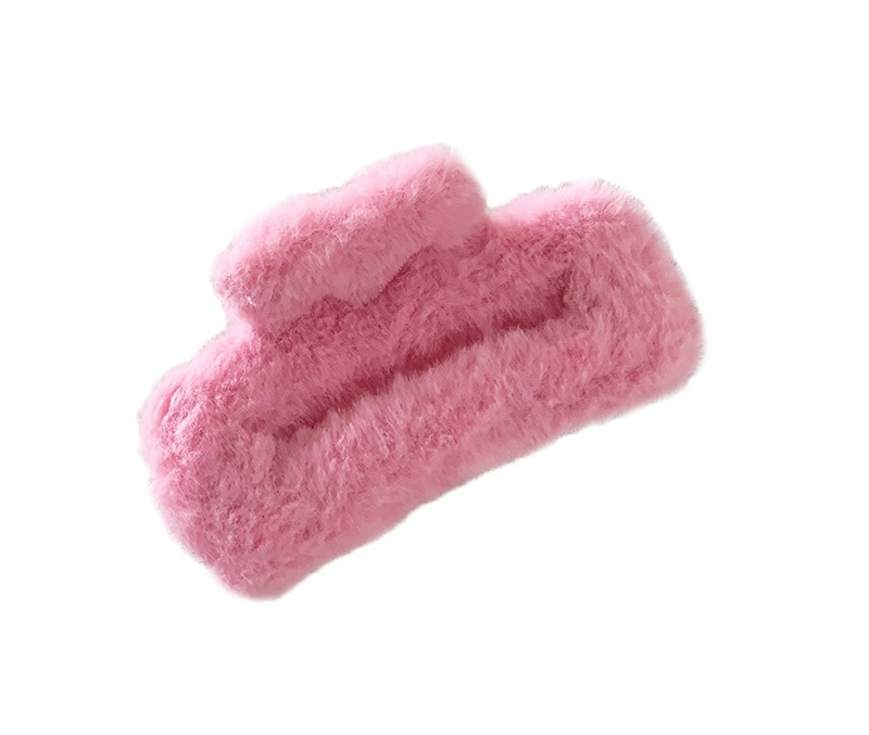 Крабик плюшевый для волос ANbeauty Квадрат Pink (AN0103271)