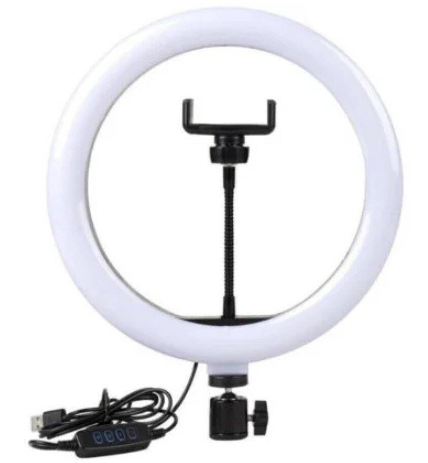 Кольцевая LED лампа LC-330 (33см) OPT-TOP с держателем для телефона (1756375668)