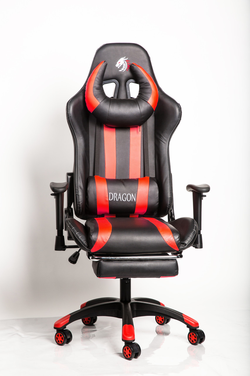 Комп'ютерне крісло для геймерів ZANO DRAGON RED