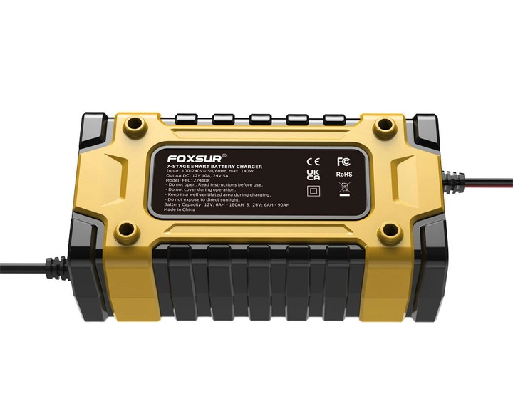 Зарядное устройство для автоаккумулятора Foxsur 12-24V 10А (2055589466)