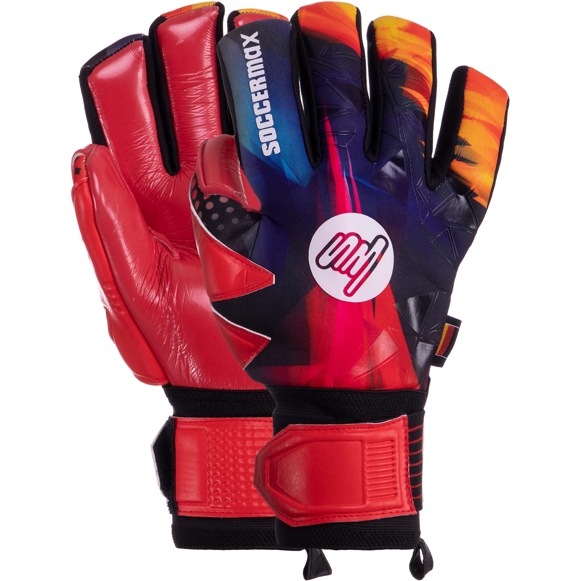 Перчатки вратарские SOCCERMAX GK-005 8 Красный