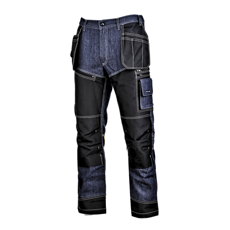 Штани джинсові робочі Lahti Pro 40518 2XL Чорно-синій
