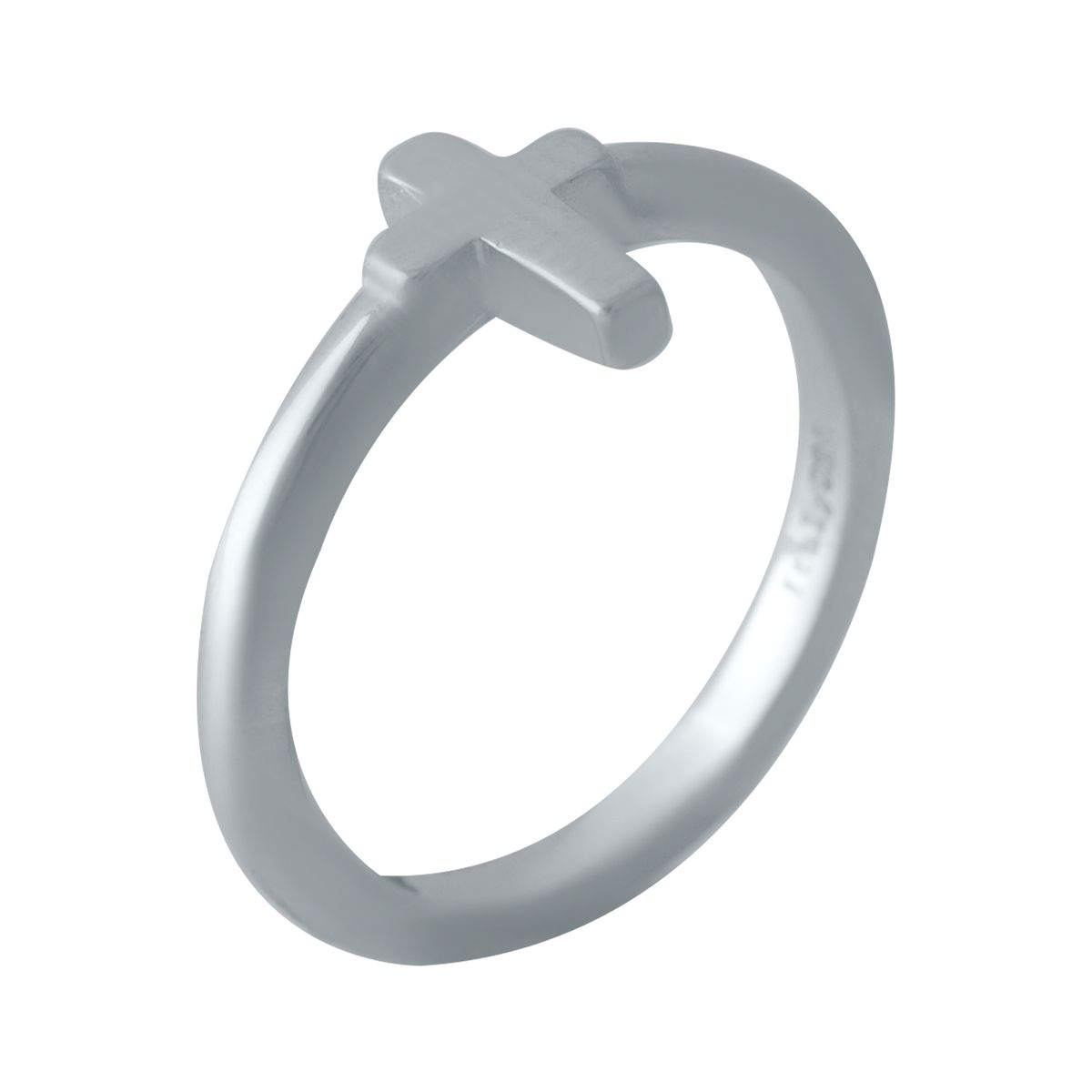 Серебряное кольцо SilverBreeze без камней 2016274 15 размер
