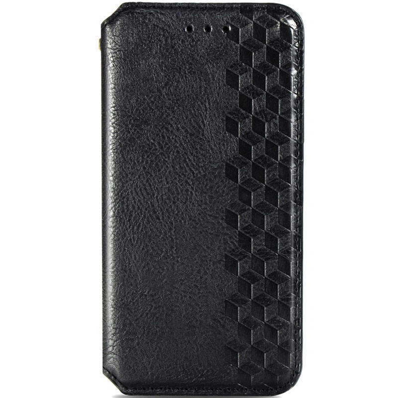 Кожаный чехол книжка GETMAN Cubic (PU) для Xiaomi Poco X3 NFC (Черный) 1065071