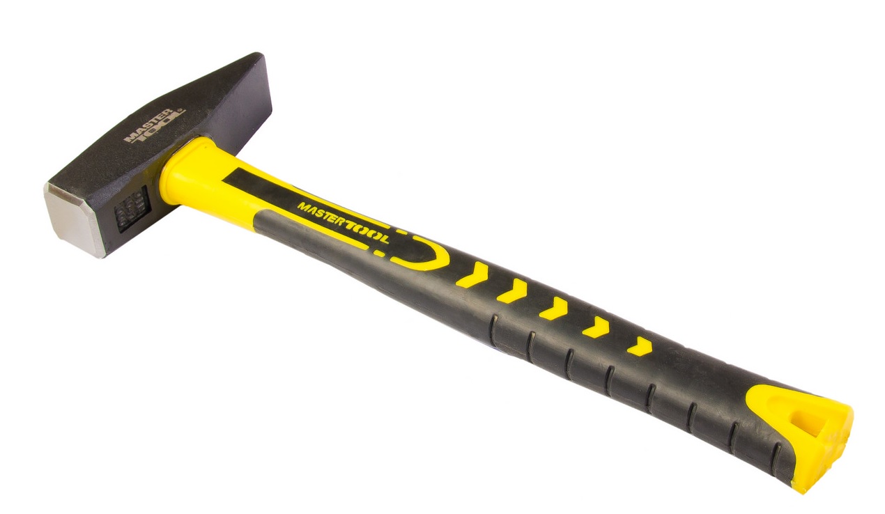 Молоток слесарный MASTERTOOL 1000 г HRC60 355 мм Yellow and Black (02-0810)