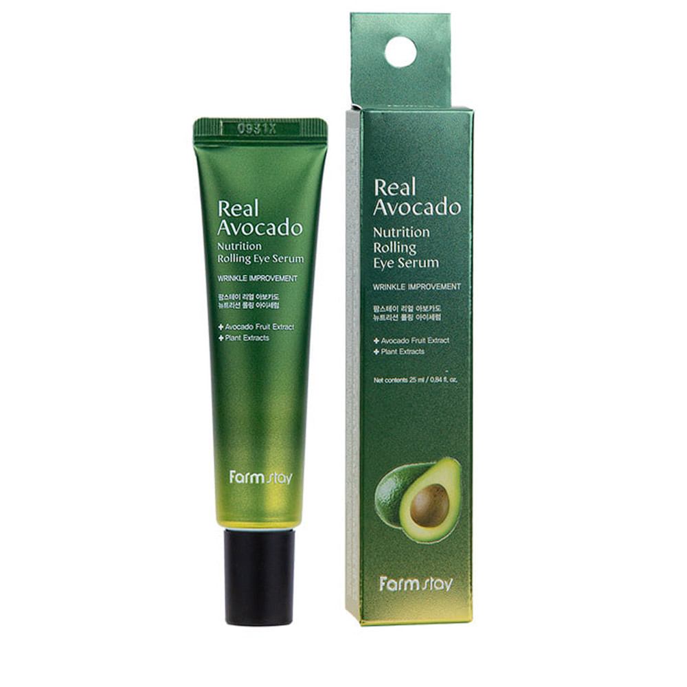 Сироватка для очей з авокадо FarmStay Real Avocado Nutrition Rolling Eye Serum 25 мл (8809615882627)