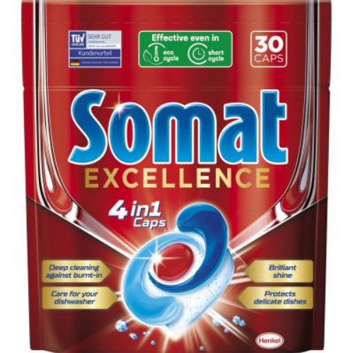 Таблетки для посудомоечных машин Somat Excellence 30 шт