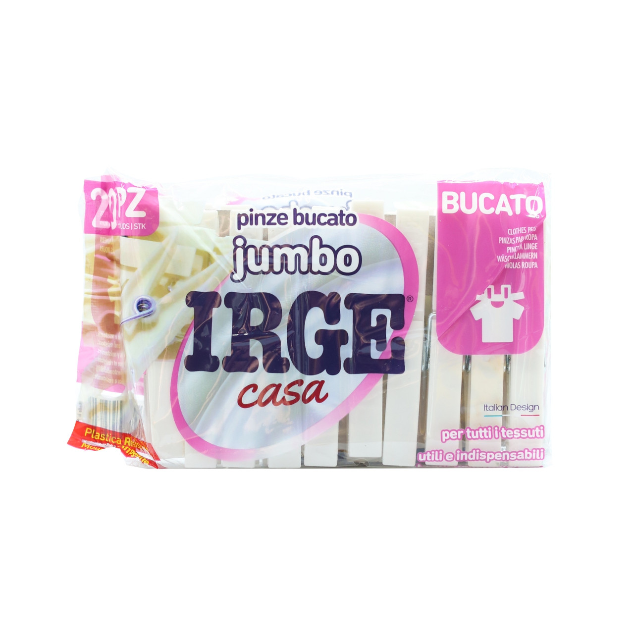 Прищепки для белья пластмассовые IRGE Jumbo 15 шт