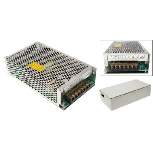 Блок питания перфорированный BTB 12В 10А 120Вт 2-кан для LED-лент CCTV