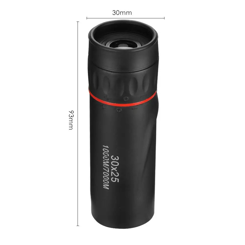 Монокуляр компактный RIAS 30x25 1000м/7000м Black
