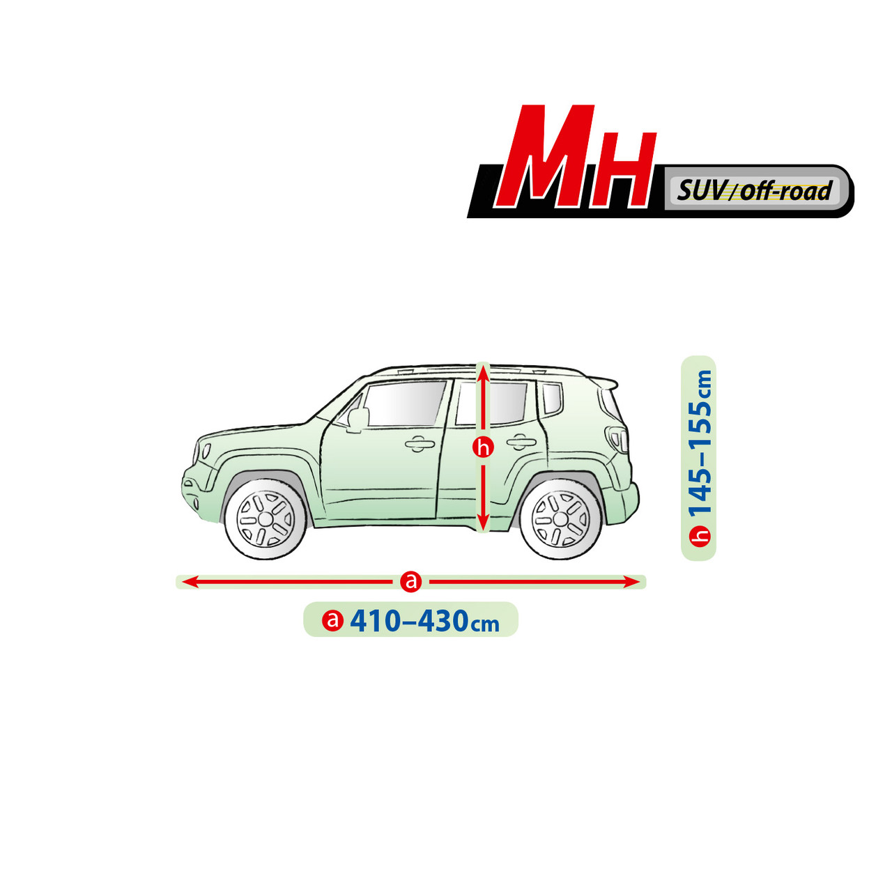 Чехол-тент для автомобиля HYUNDAI CRETA Kegel-Blazusiak Mobile Garage MH SUV/off-road Серый (5-4121-248-3020)