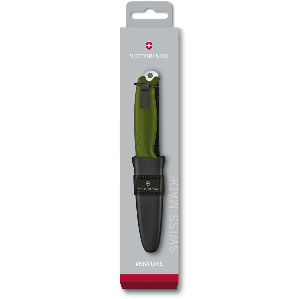 Нож Victorinox Venture 23.3 см Зелёно-черный (3.0902.4)