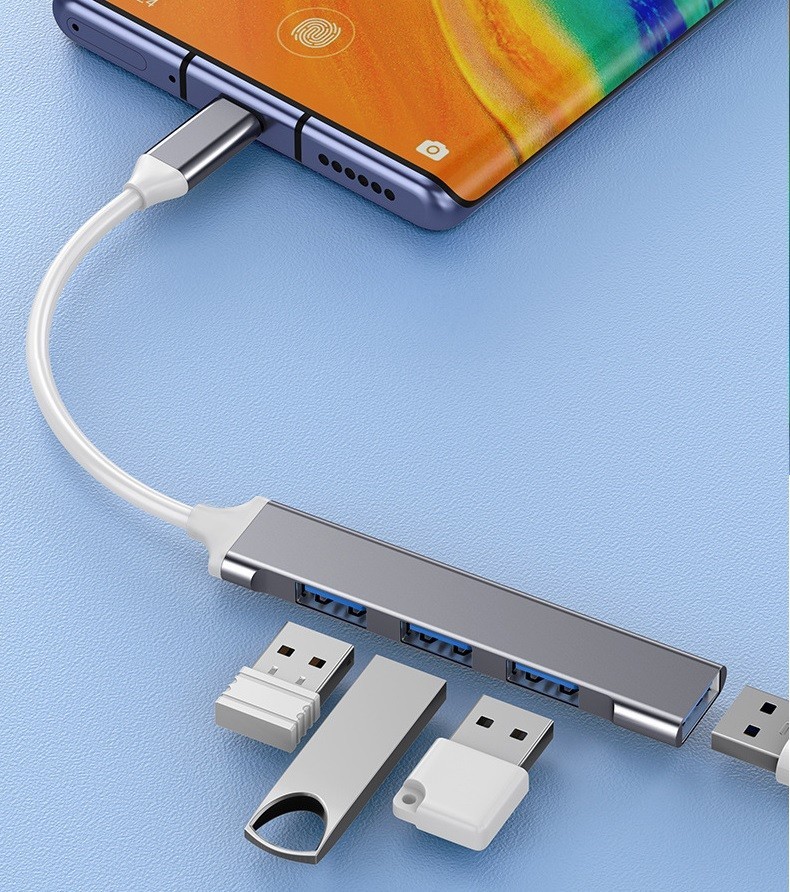 Адаптер Переходник GT Type-C 3.1 на USB 3.0 для MacBook iMac Bodasan black (W050721)