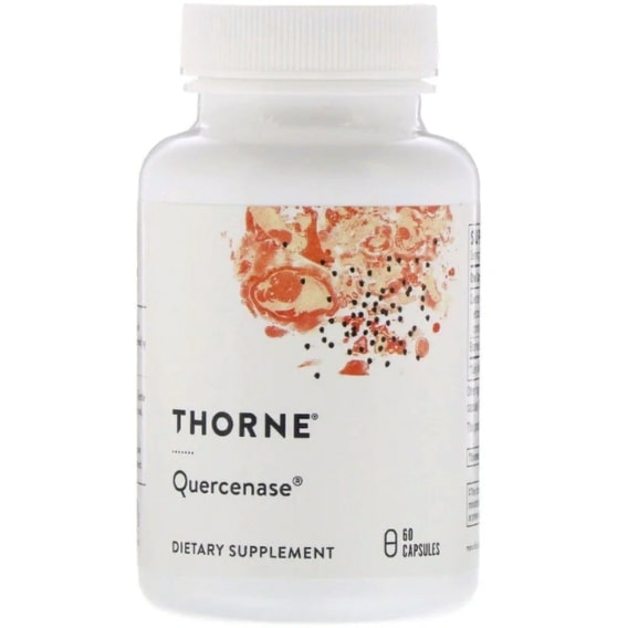Кверцетин Thorne Research Quercenase 60 Caps THR-33202