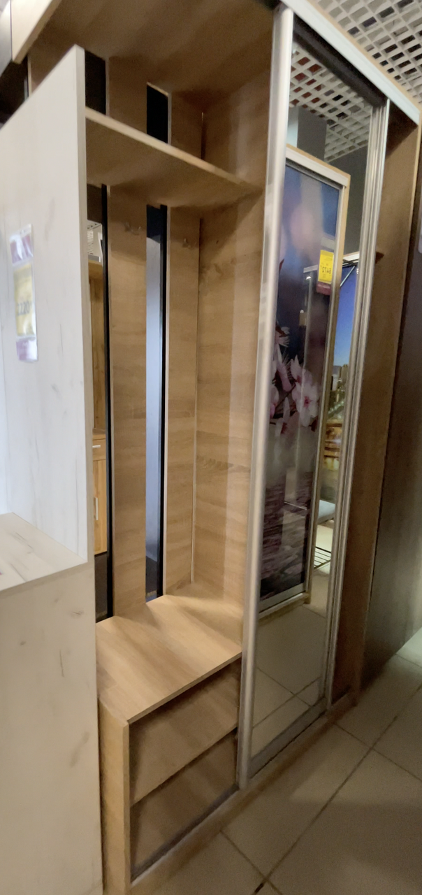 Передпокій City One Door Doros Дуб Сонома 1 Дзеркало 110х45х210 (44900083)