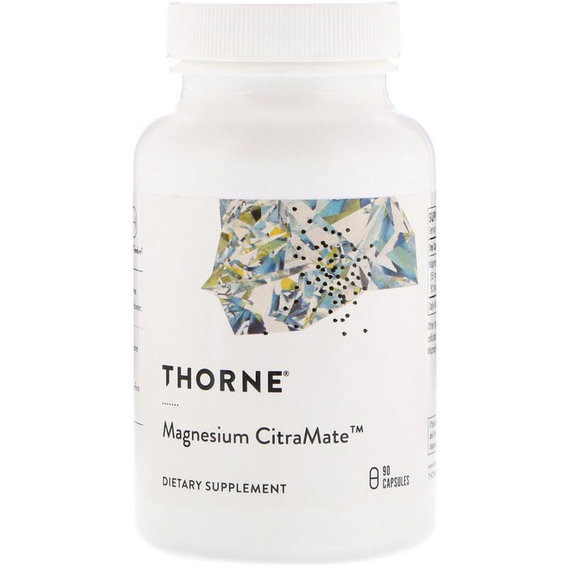 Микроэлемент Магний Thorne Research Magnesium Citramate 90 Caps