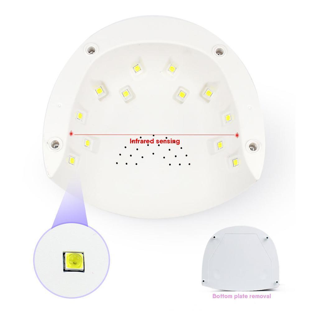 УФ лампа для маникюра гель лака SUN x 28 Белый