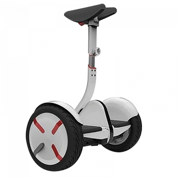 Сигвей Mirobot mini Pro с Bluetooth колонкой большими колёсами 10.5'' и зарядом до 30км хода Белый
