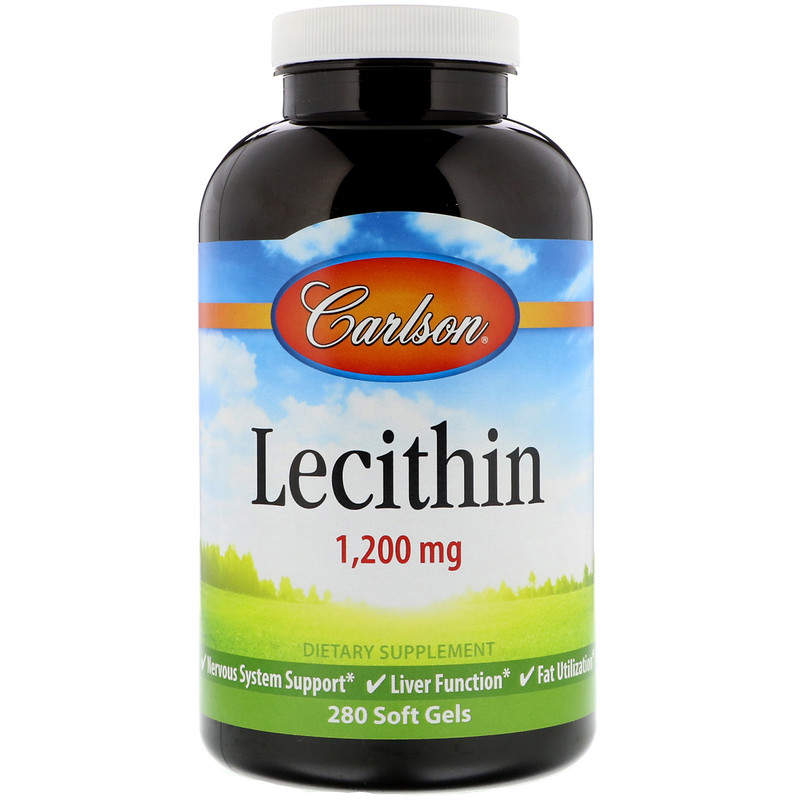 Лецитин Carlson Labs 1200 мг 280 капсул (3976)